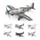 Thumbnail: 1/48 MUSTANG P-51D Fighter 4D Assemble Model American WWII P51 Airplane Glue-Fre