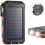 Thumbnail: 30000mAh 2024 Super USB Portable Solar Power Bank with LED Flashlight and Carabi