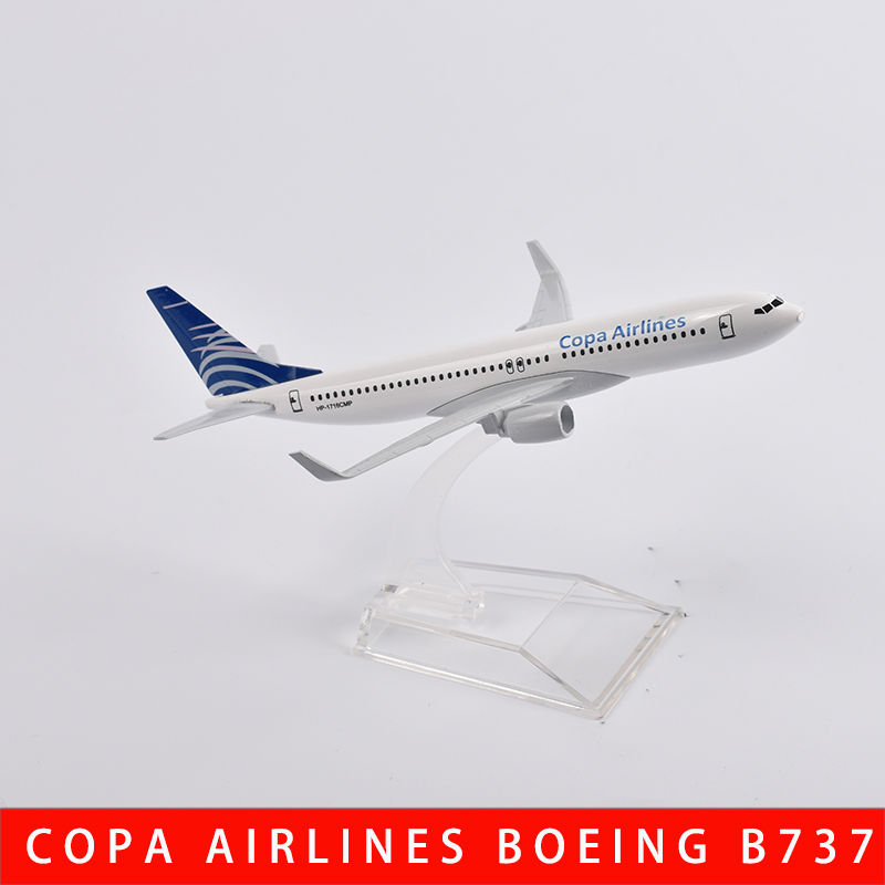 JASON TUTU 16cm Copa Airlines Boeing B737 Airplane Model Plane Model Aircraft Di