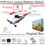 Thumbnail: WLtoys F949 2.4G 3D6G 3Ch RC Airplane Fixed Wing Plane Outdoor Toys Drone RTF Up