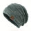 Thumbnail: 1pc Plus Velvet Mixed Color Versatile Knitted Hat For Men And Women, Ideal choic