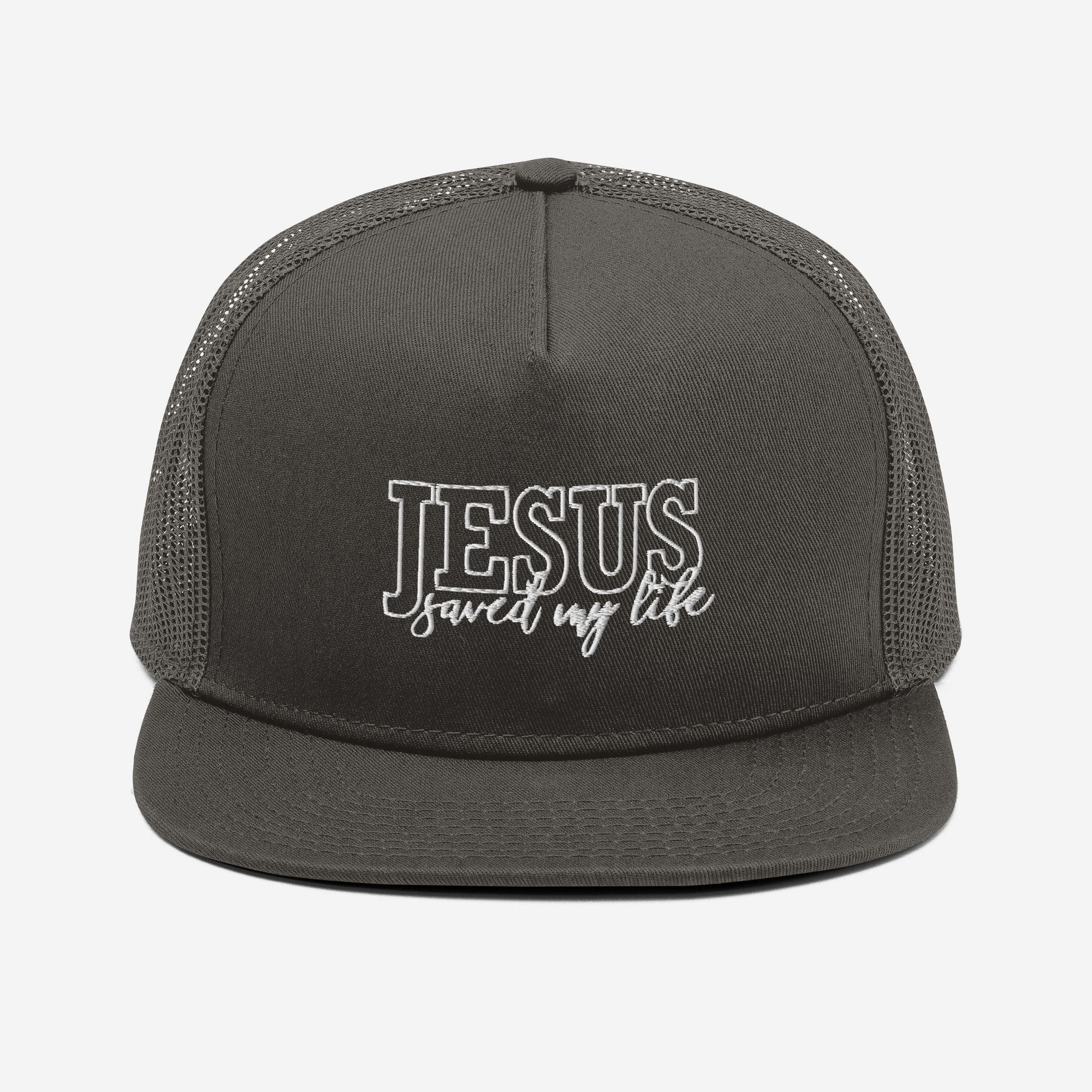 Jesus saved my life gray hat