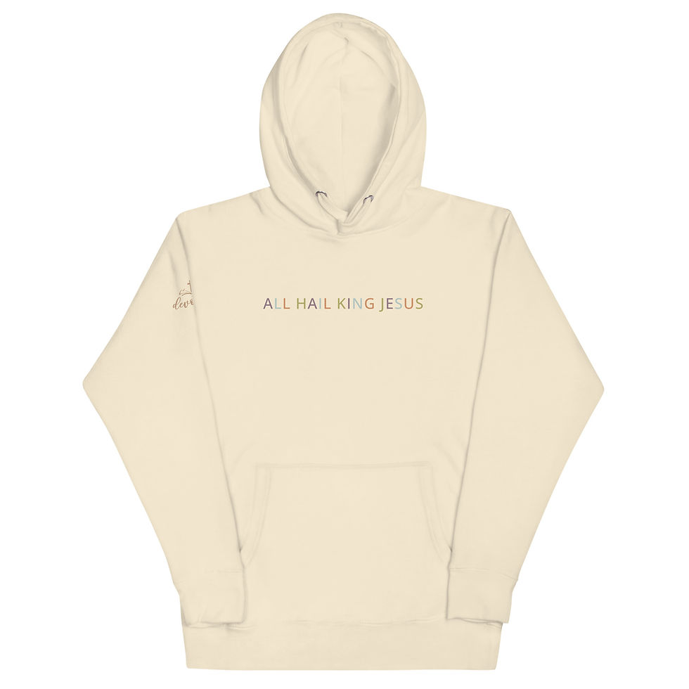 Thumbnail: All Hail King Jesus - Unisex Hoodie
