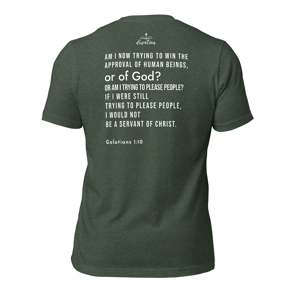 Thumbnail: Audience of One - Servant of Christ - Galatians 1:10 - Unisex T-shirt
