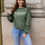 Thumbnail: In Jesus Name - Matthew 10:8 Scripture - Front & Back Unisex Sweatshirt