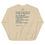 Thumbnail: Audience of One - Galatians 1:10 - Blue Text - Unisex Sweatshirt
