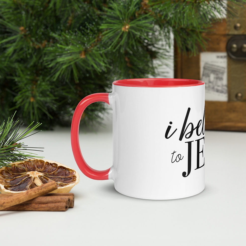 Thumbnail: I Belong to Jesus - Mug with Color Inside