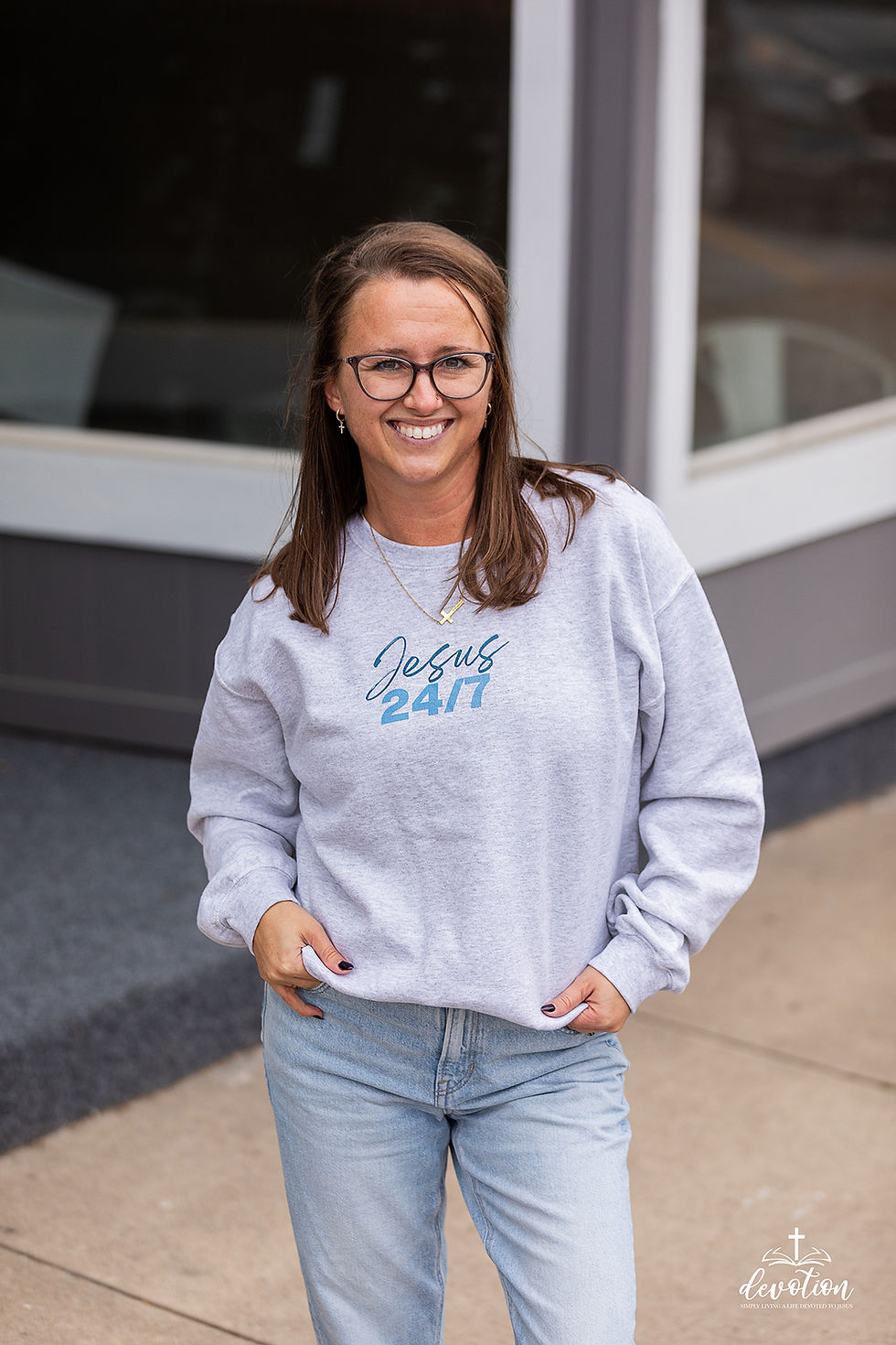 Thumbnail: Jesus 24/7 - Unisex Sweatshirt