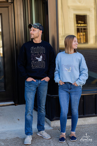 FAITH FAITH FAITH - Many Scriptures - Unisex Sweatshirt | Devotion