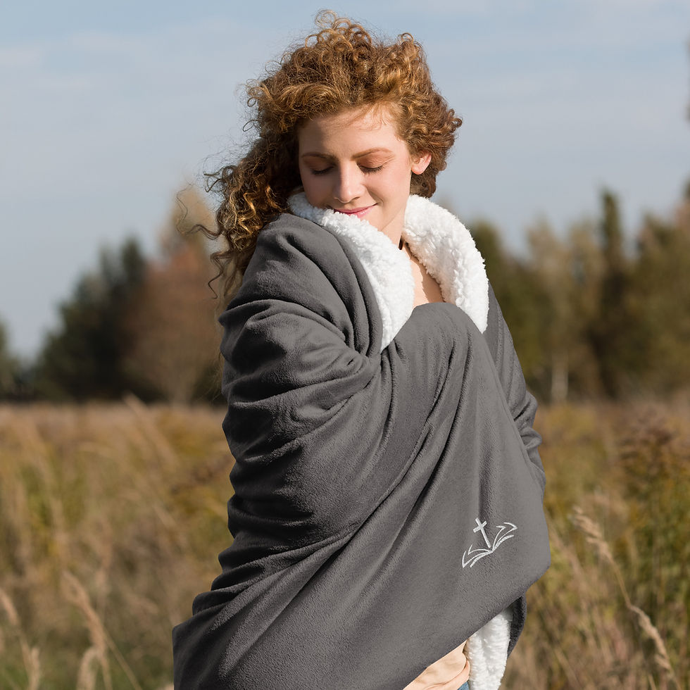 Thumbnail: Cross+Bible - Premium Sherpa Blanket