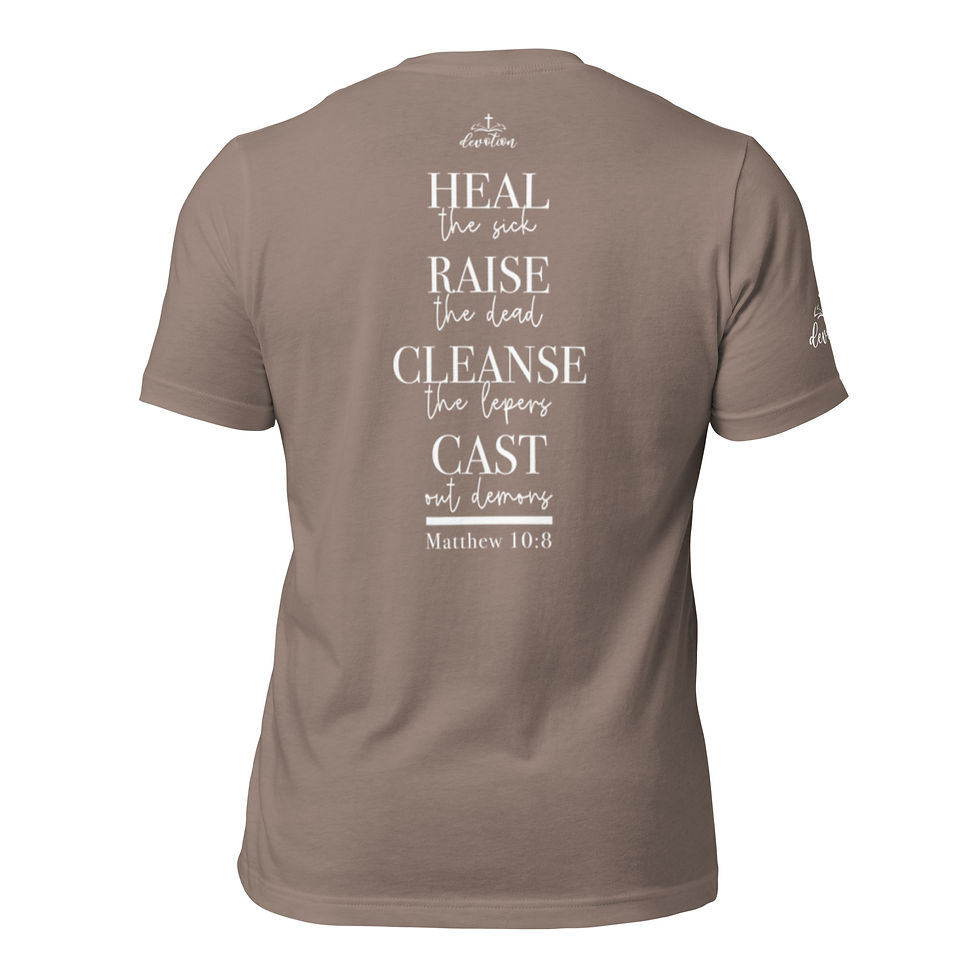 Thumbnail: The Kingdom of Heaven is Near - Matthew 10:7-8 - Unisex T-Shirt
