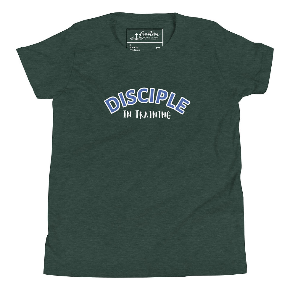 Thumbnail: Disciple in Training - Youth Short Sleeve T-Shirt