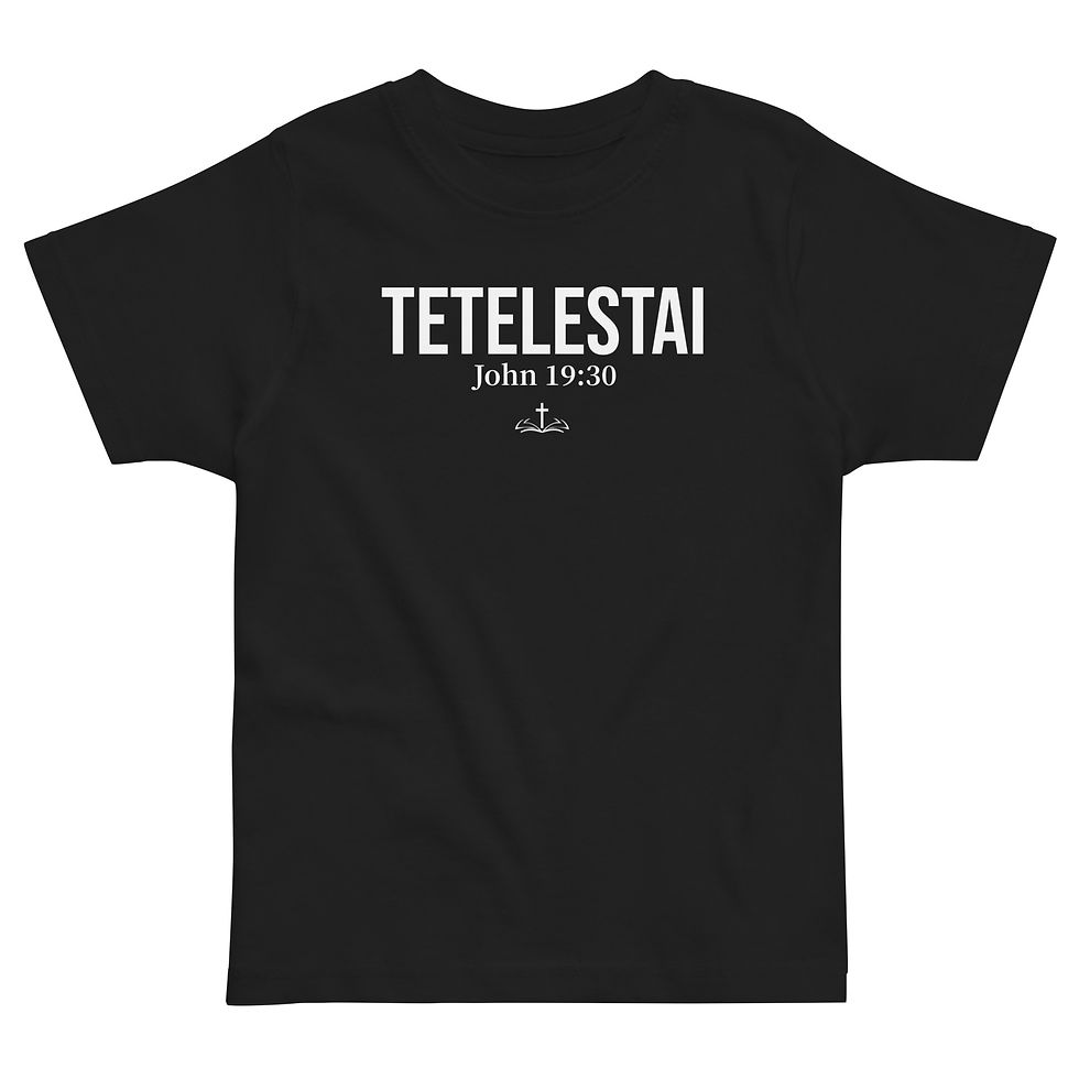 Thumbnail: Tetelestai - Toddler Jersey T-shirt