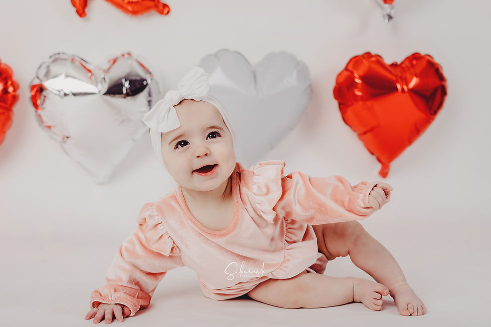 baby girl smiling