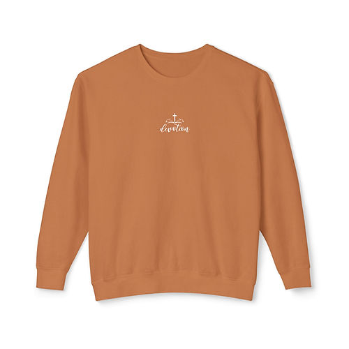 Devotion Let My Life Be Worship - Unisex Lightweight Crewneck Sweatshirt
