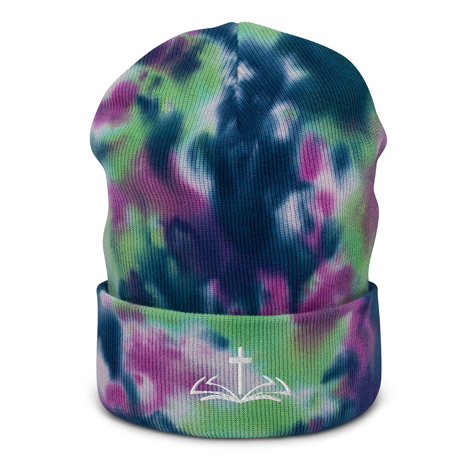 Thumbnail: Cross+Bible - Tie-dye Beanie