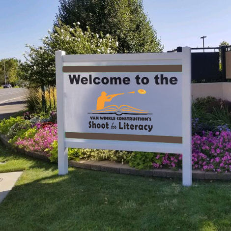 Charity Sporting Clays Tournament Signage