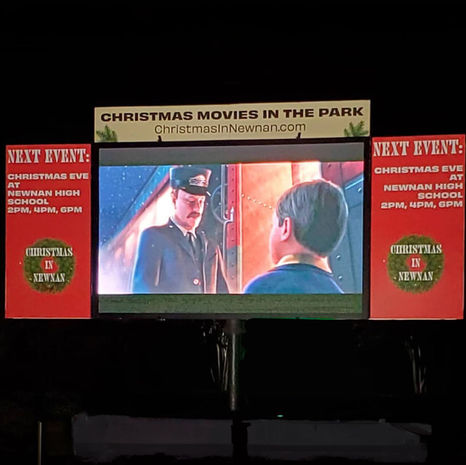 Outdoor LED Screen Rental Movie Night