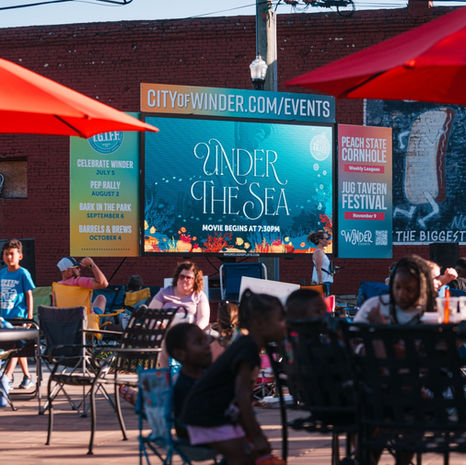 Outdoor LED Screen Rental Movie Night