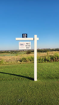 golf tournament signage