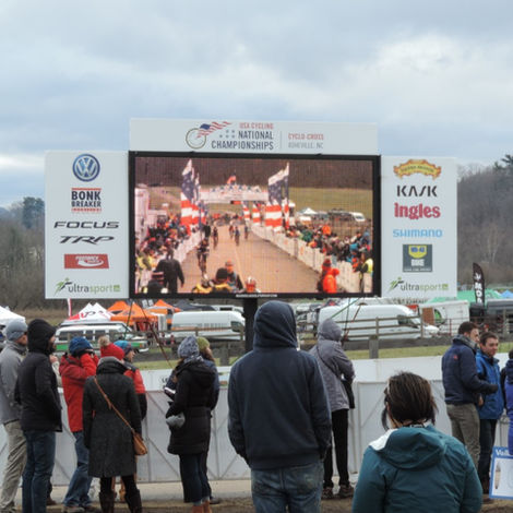 LED Screen Rental Bike Racing