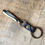Thumbnail: Antique Brass Fish Hook Keychain