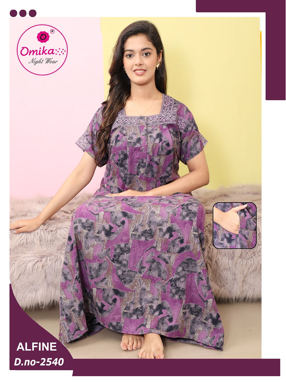 Thumbnail: Alpine Lace Model Nighties