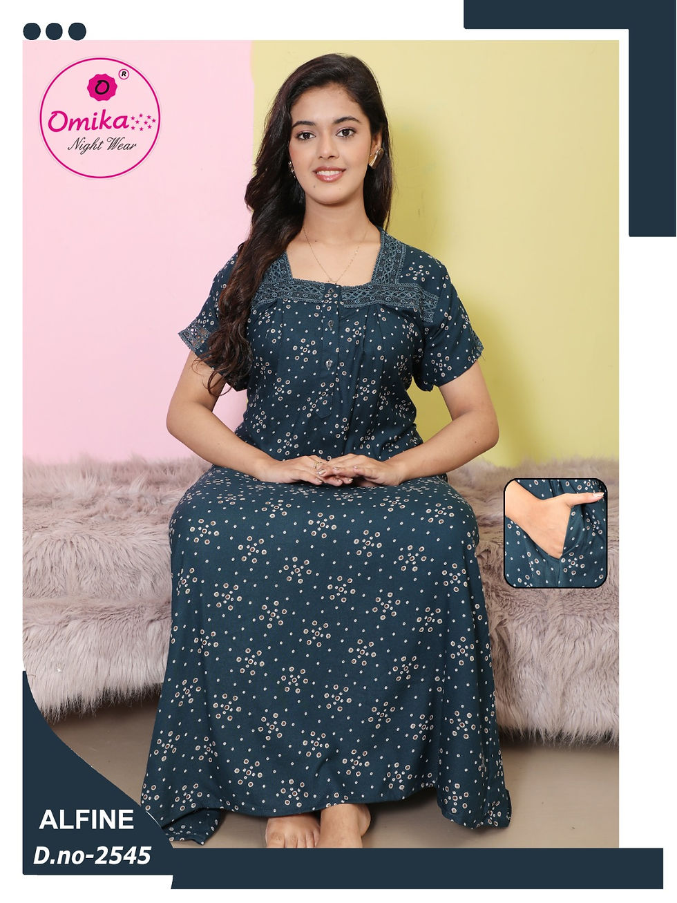 Thumbnail: Alpine Lace Model Nighties