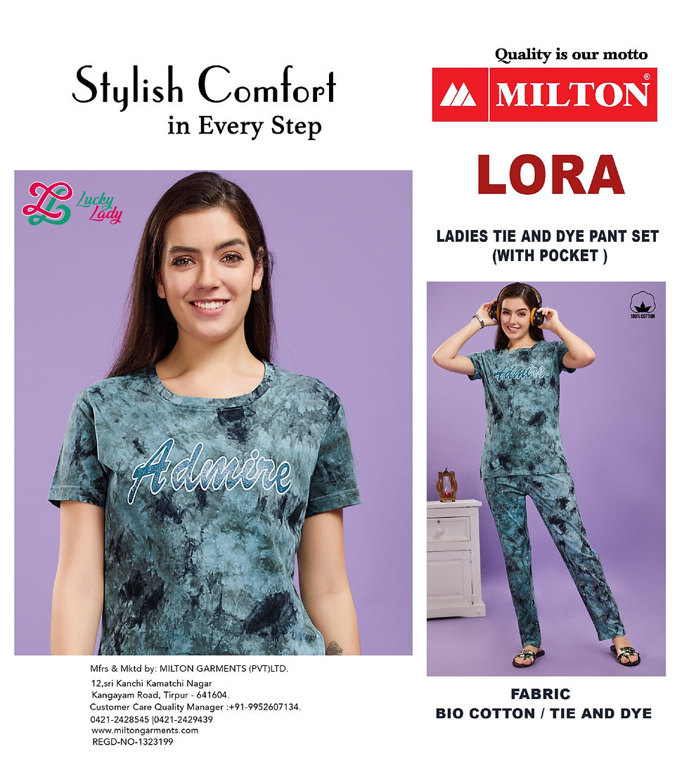 Thumbnail: Milton LORA ladies Tie & Dye Pant Set