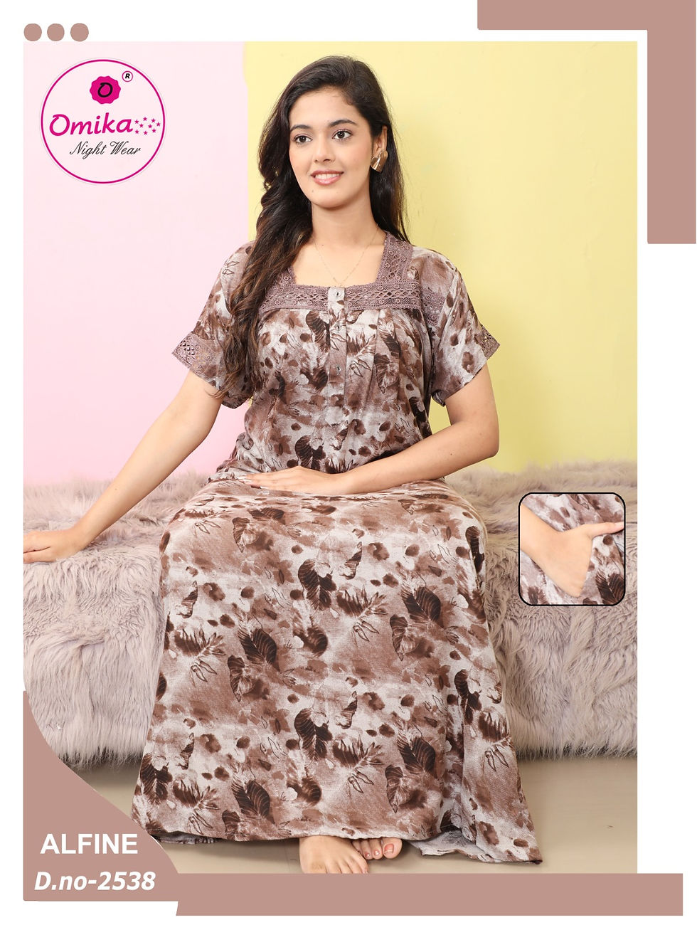 Thumbnail: Alpine Lace Model Nighties