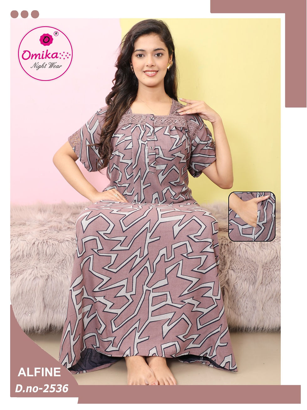 Thumbnail: Alpine Lace Model Nighties