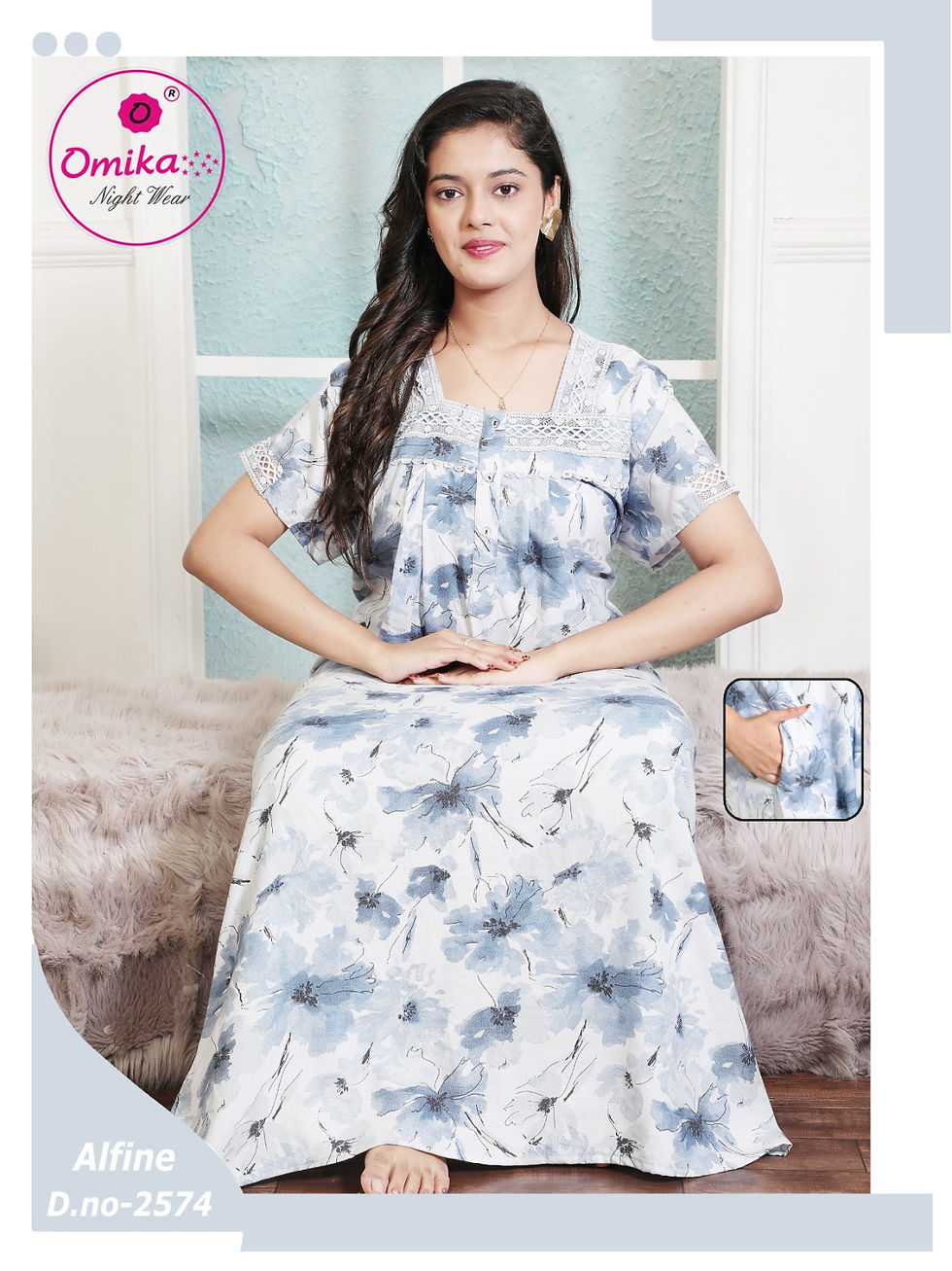 Thumbnail: Alpine Lace Model Nighties