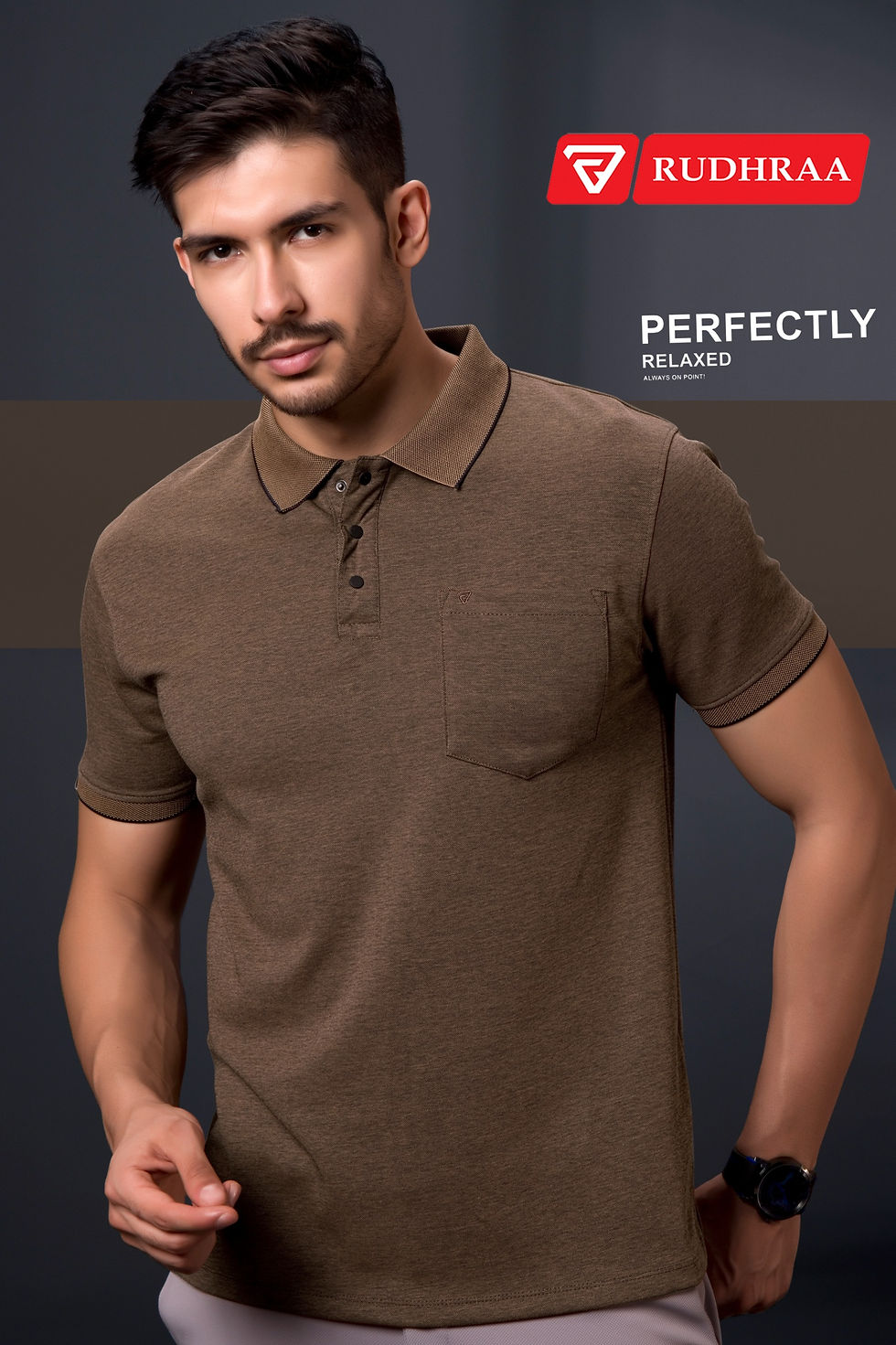 Thumbnail: Rudhraa R100 Collar T-shirt