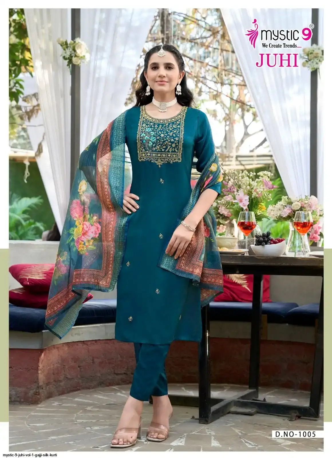 Mystic9 Juhi Readymade Dress Set