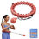 Thumbnail: Adjustable Weighted Fitness Hoop, Coral