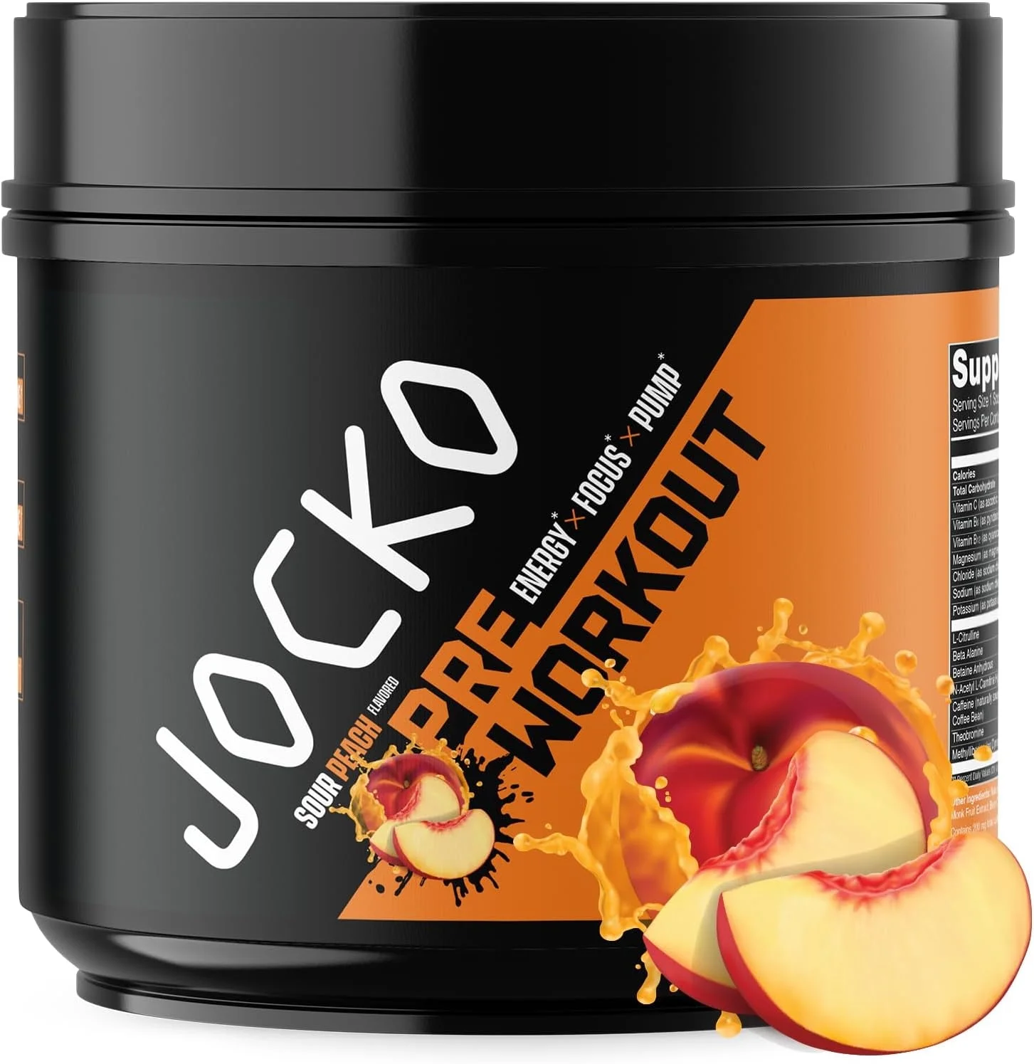 Ultimate Pre Workout Powder - Pre-Workout Energy Powder Drink (Sour Peach)