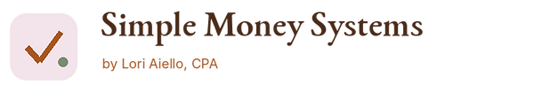 Simple Money Systems by Lori Aiello CPA logo