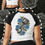 Thumbnail: Rose & piston Raglan micro rib baby-tee