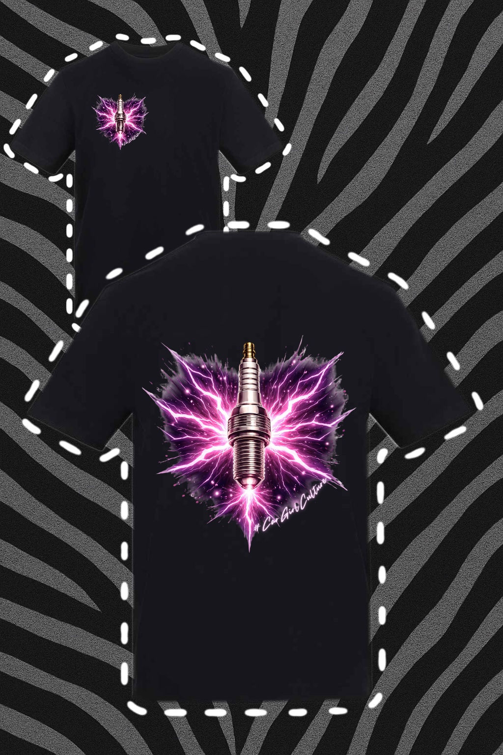 Neon spark heavyweight tee