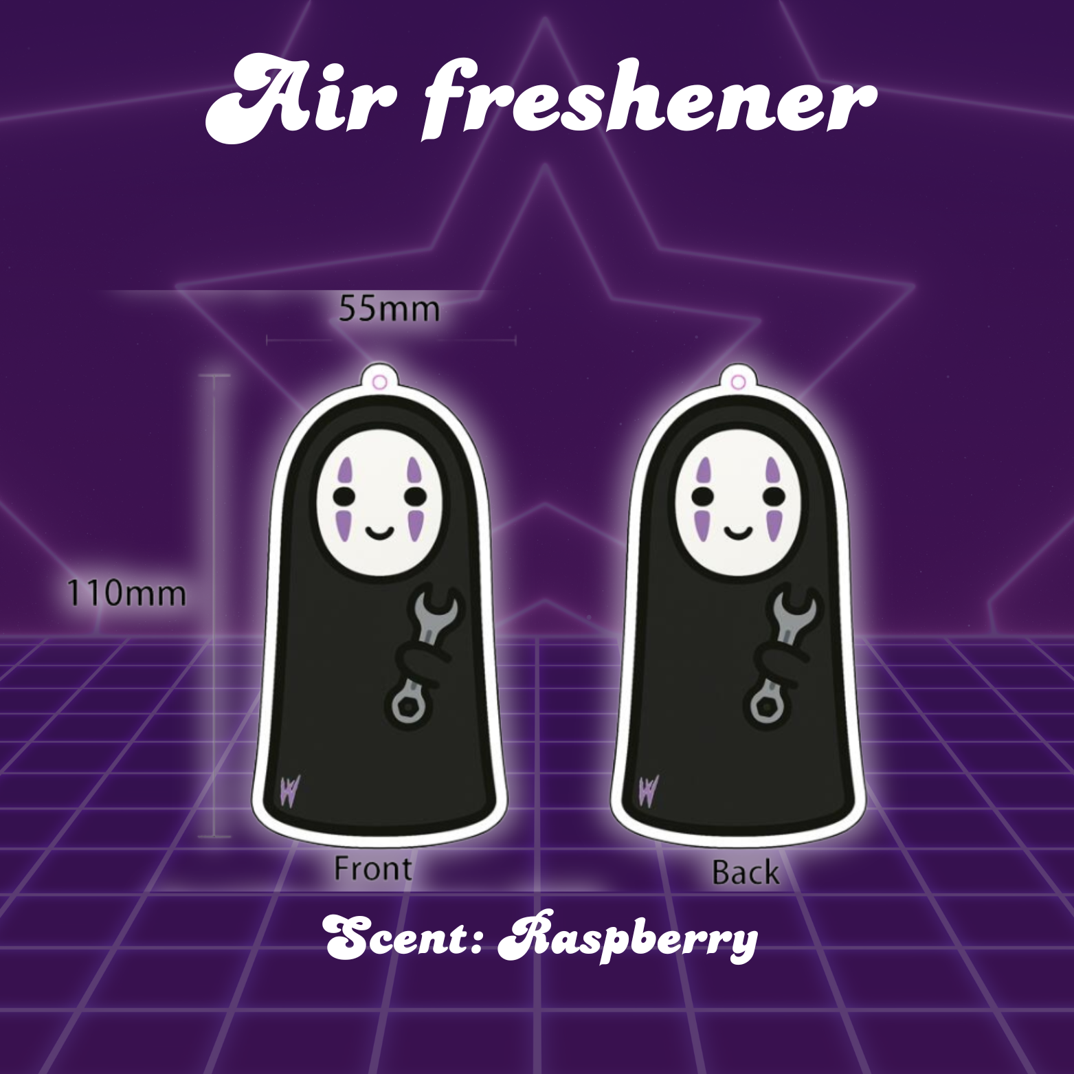 NoFace Air freshener - Raspberry