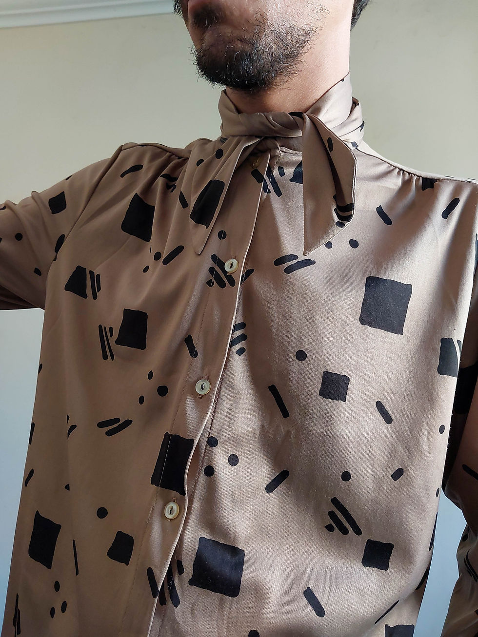 Miniatura: Camisa Vintage Flora (tam P/M)