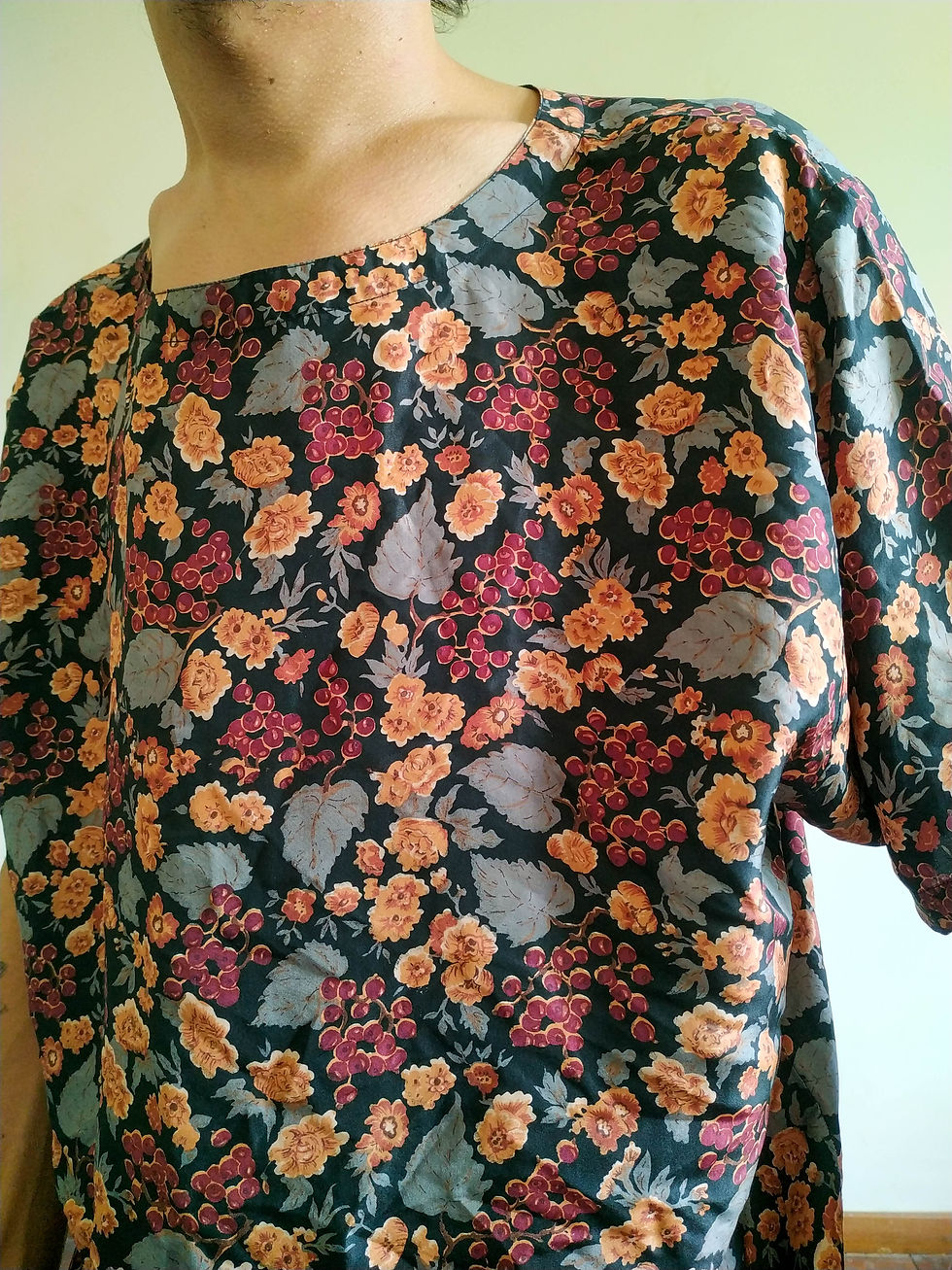 Miniatura: Camiseta Crysalis 100% seda (tam M)