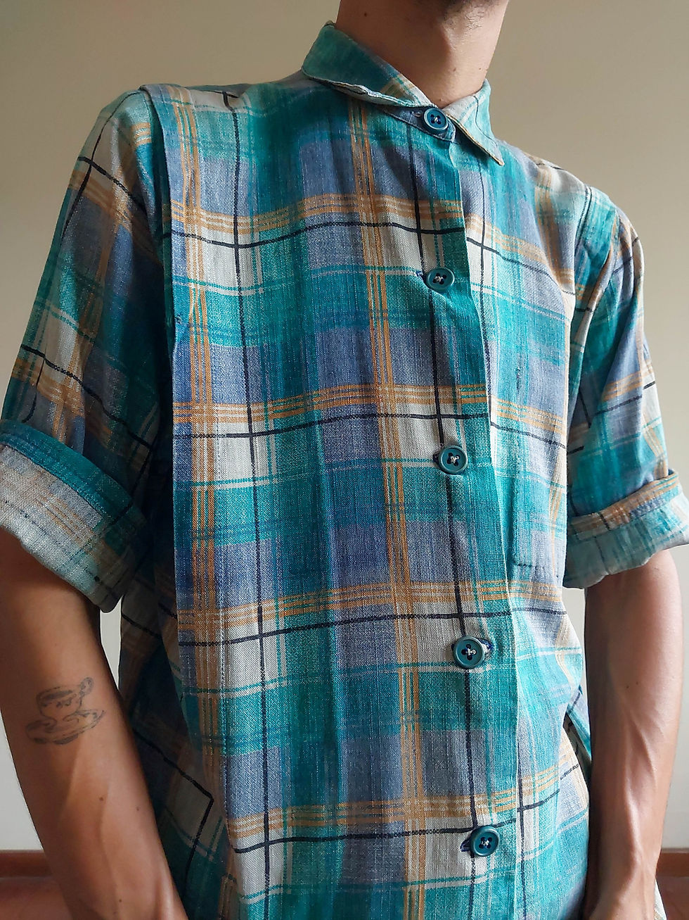 Miniatura: Camisa Xadrez Flanela anos 90 (tam M)