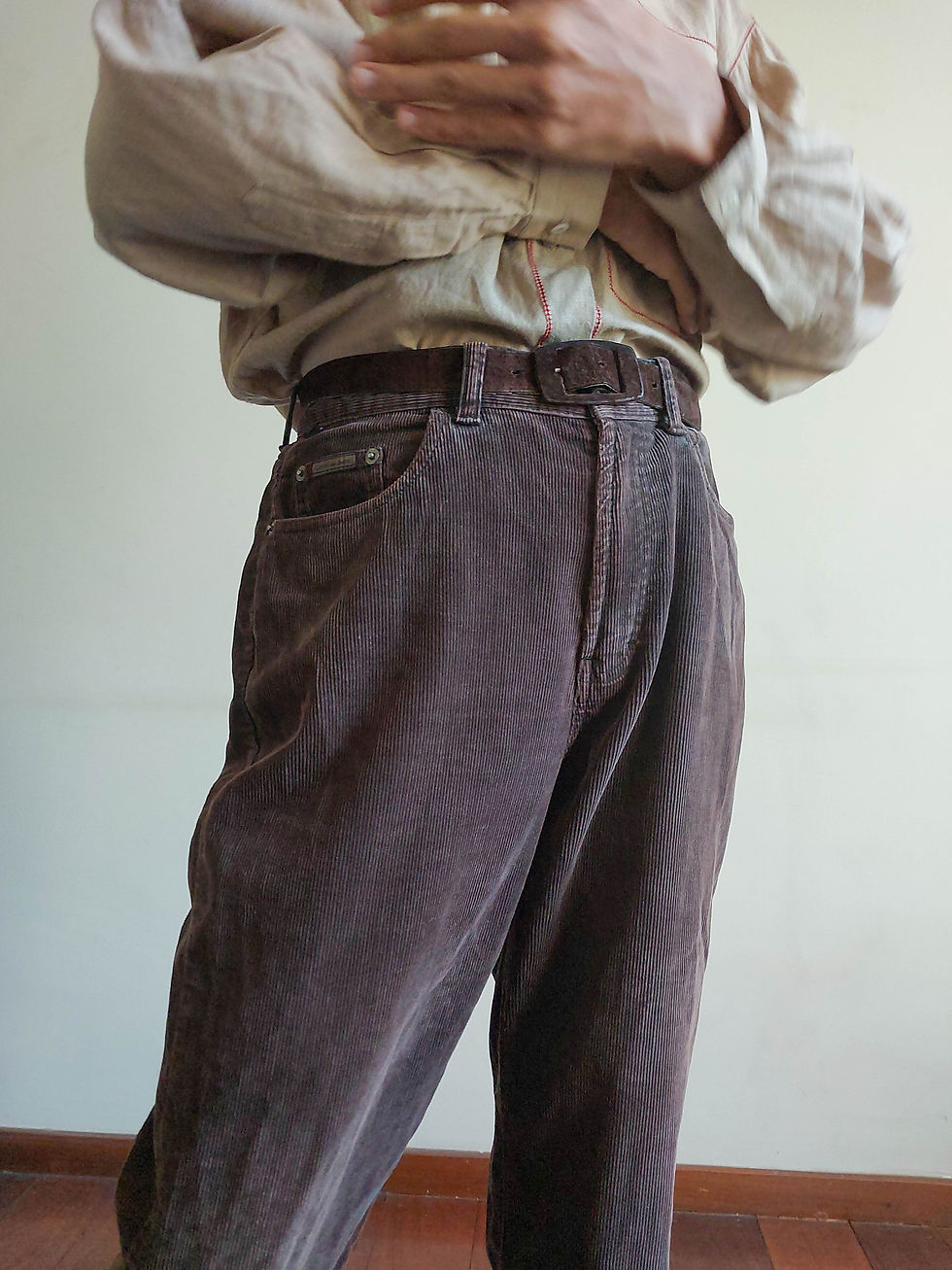 Miniatura: Calça Calvin Klein importada em cotelê 100% algodão (tam 38)