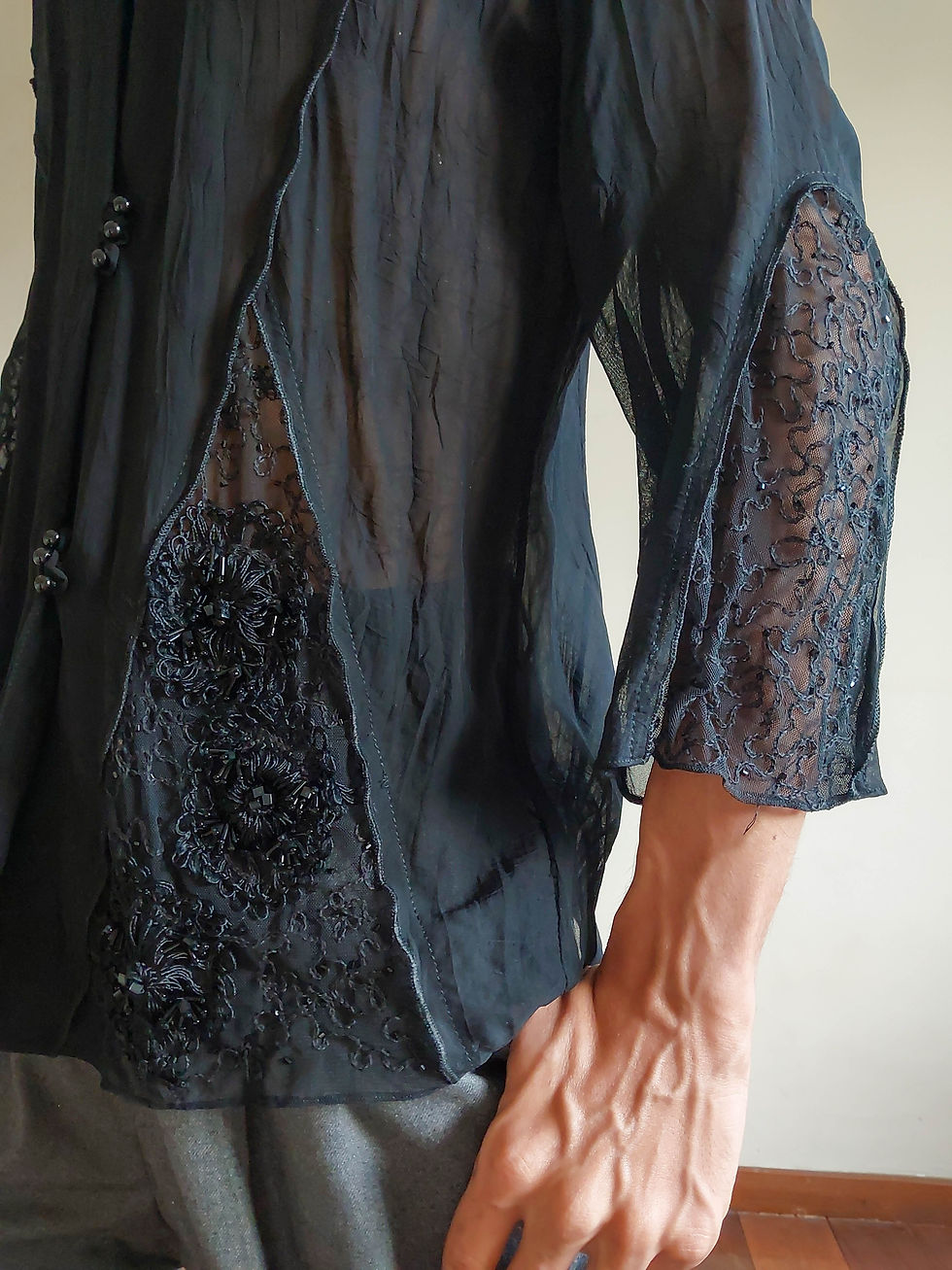 Miniatura: Camisa Gótica Luxuosa (tam P)
