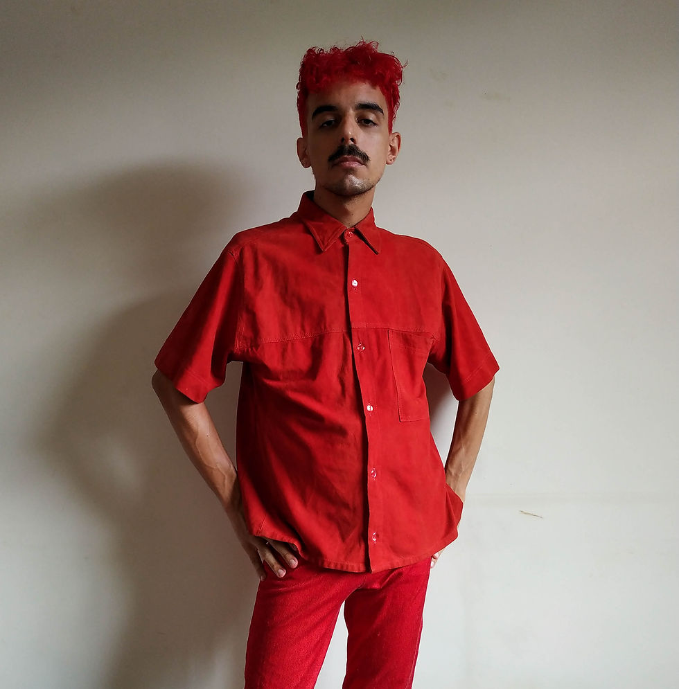 Miniatura: Camisa Couro Artesanal (tam M)