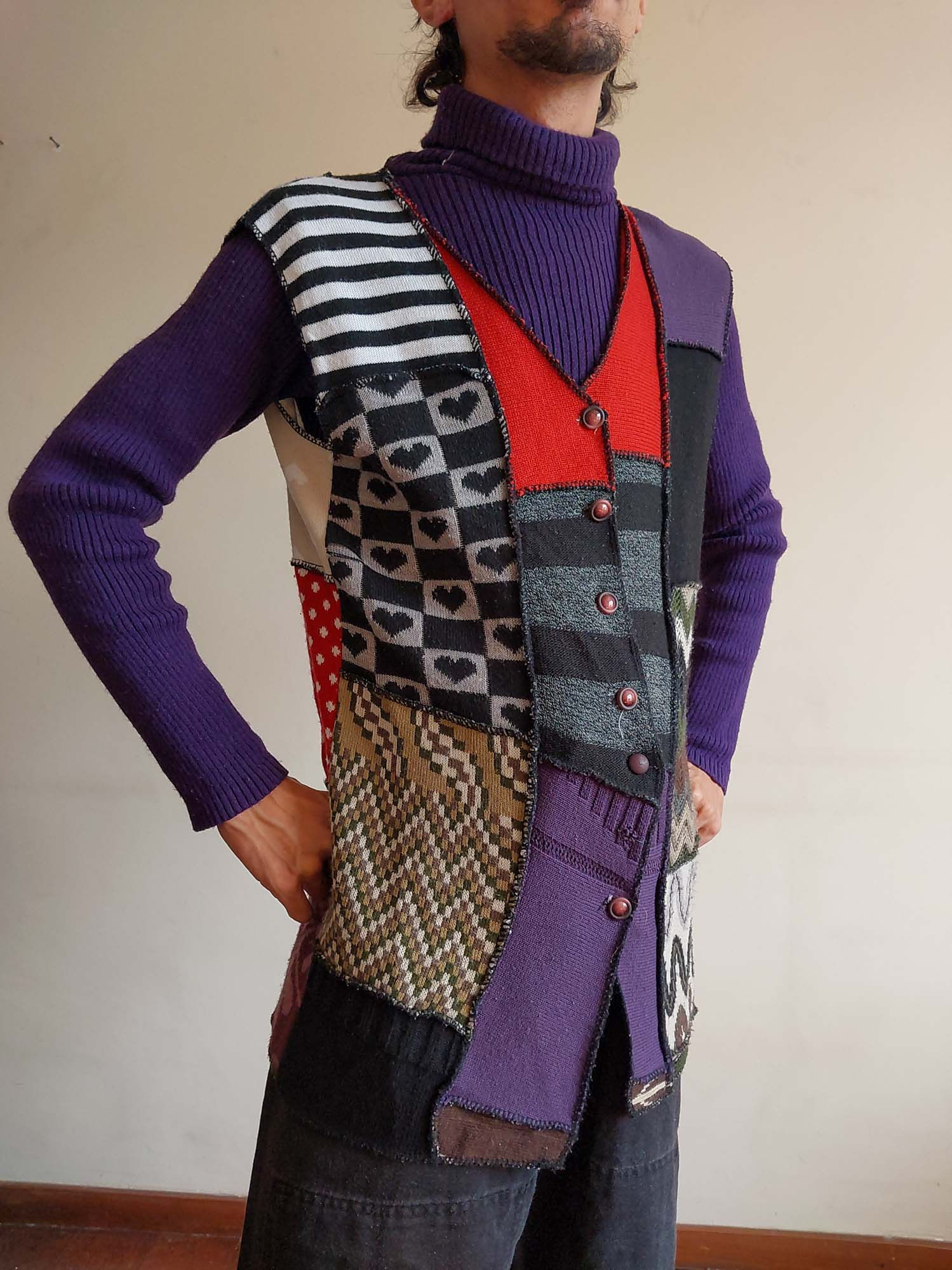 Colete Patchwork Vintage (tam G)