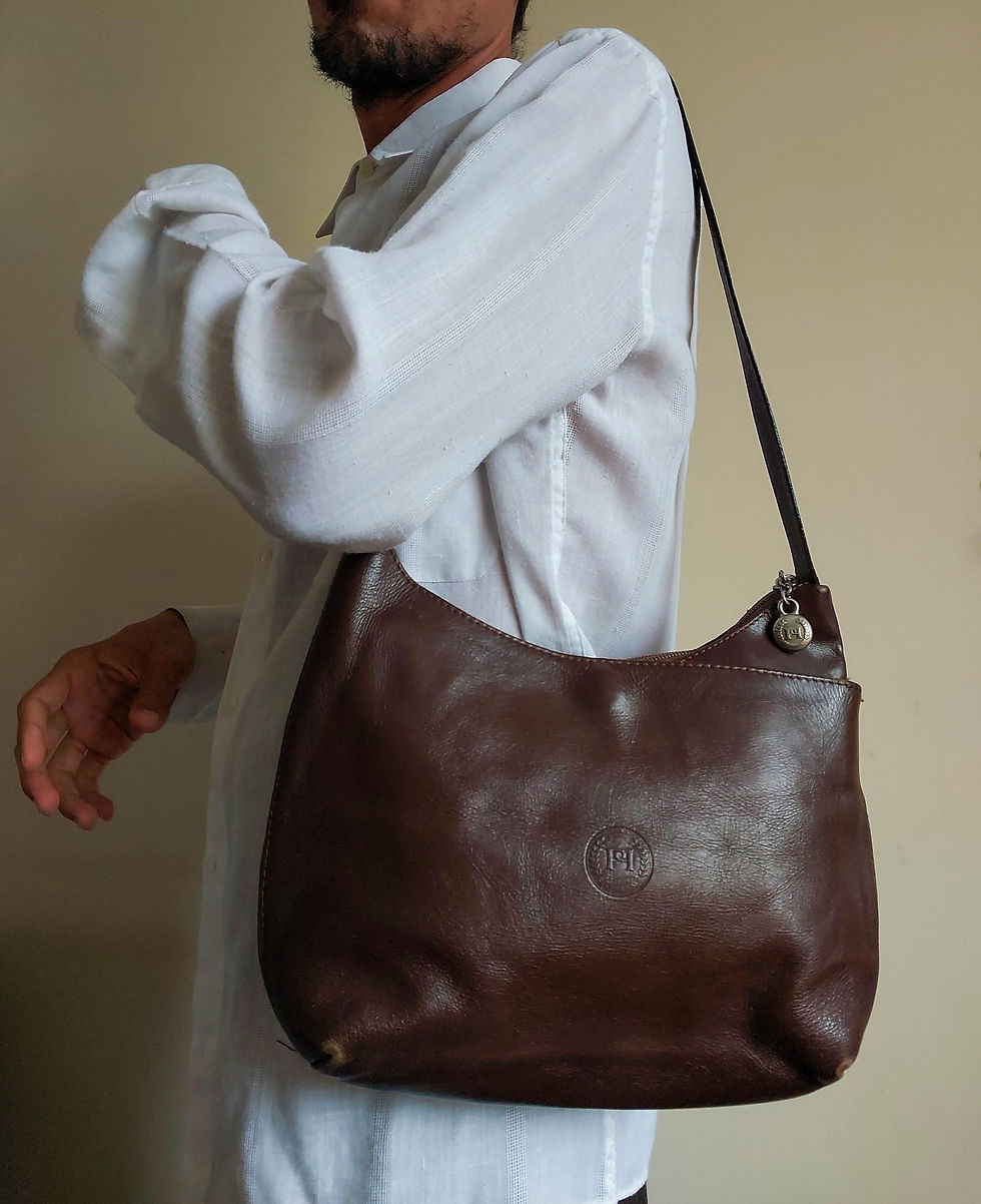 Miniatura: Bolsa Portfólio Vintage em Couro Legítimo
