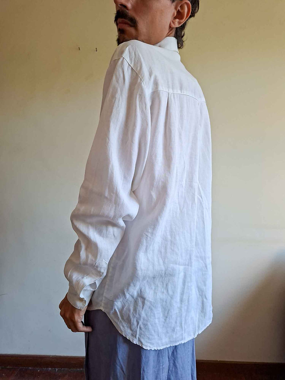 Miniatura: Camisa Vintage João Angelo em Linho Puro (Tam M)