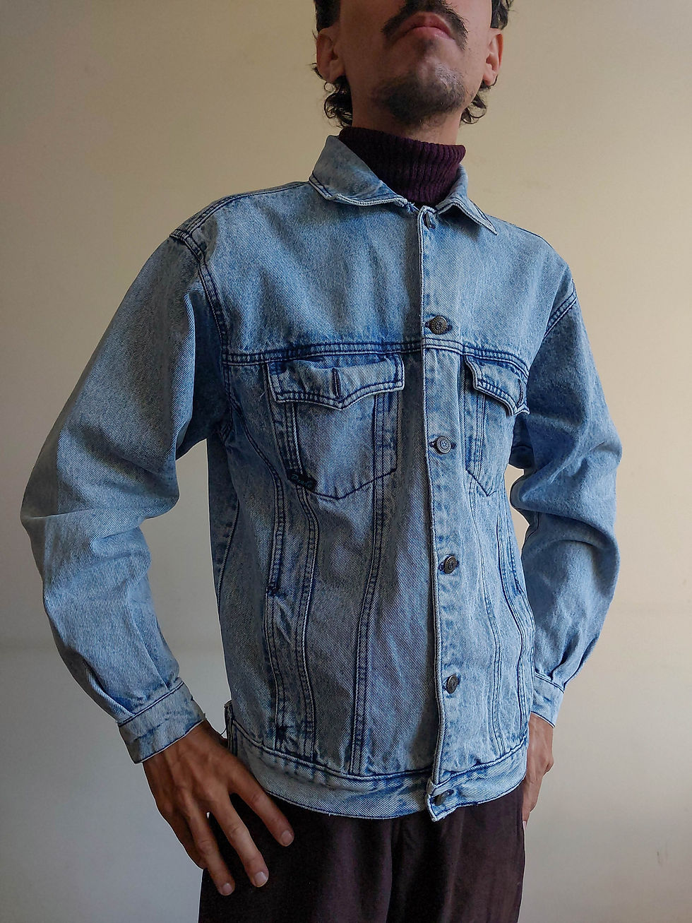 Miniatura: Jaqueta Jeans Prado anos 80 (tam G)